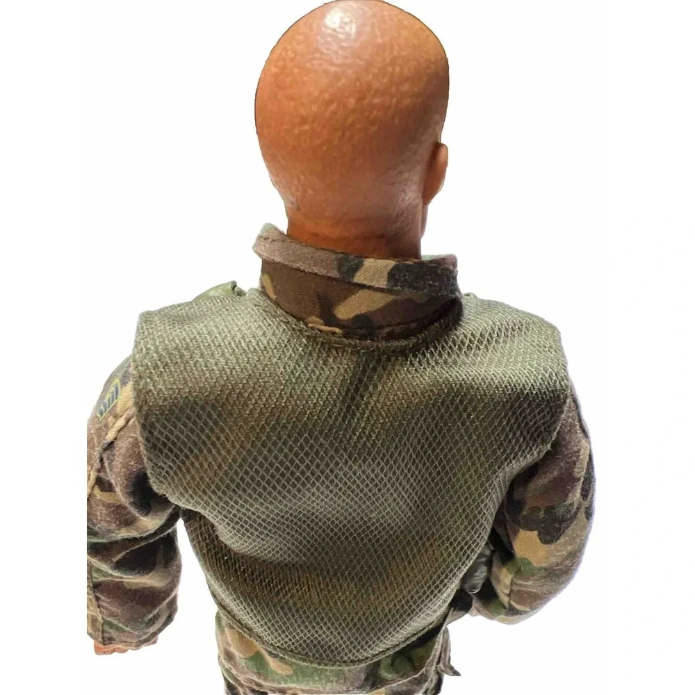 GI Joe  Vintage Action Figure 11" Camo Face Uniform Tactical Vest Air Force 1996 - Picture 10 of 12